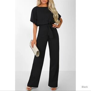 Summer jumpsuit with belt - great for summer events!